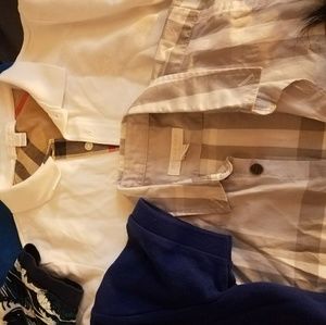 Lot of two burberry polos